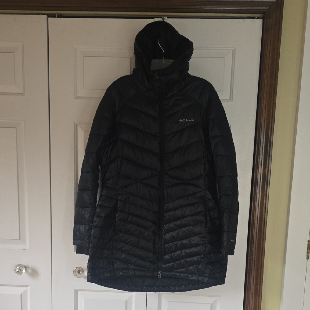 Columbia Omni Heat Women’s Black Hooded Puffer Coat